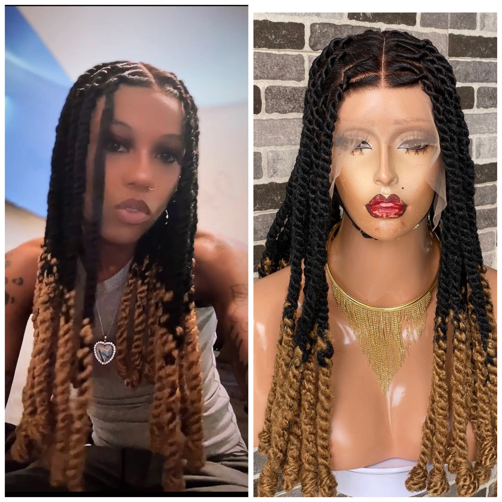 Faux Locs twist