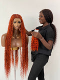 Bohemian Knotless - TARA COPPER RED (100% Human Hair)